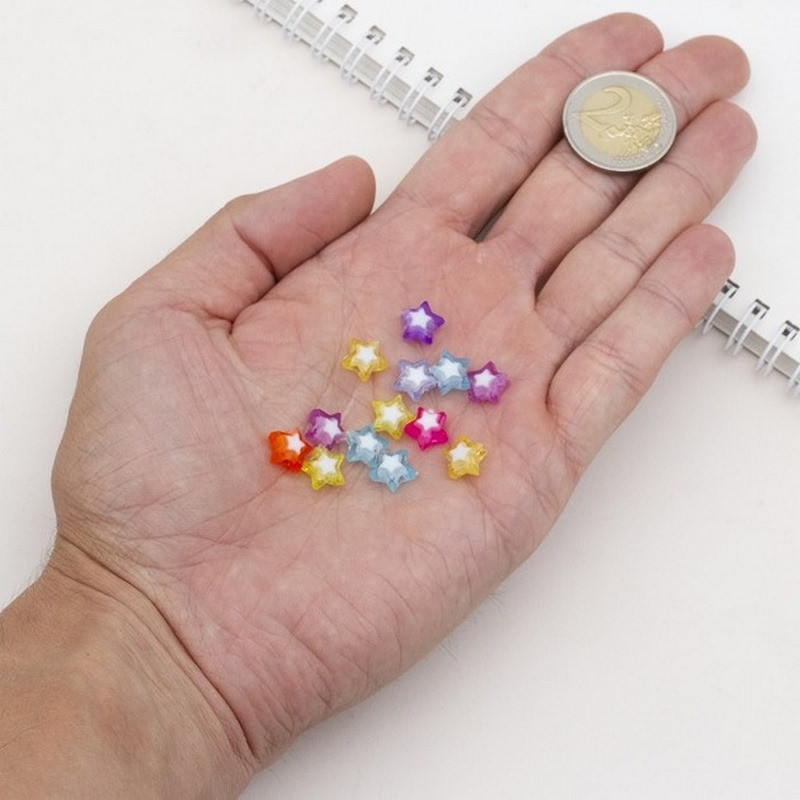 Декоративні намистинки для творчості Зірки Dom Busin УТ100023889 в упаковці 120 шт Вінниця - фото 7