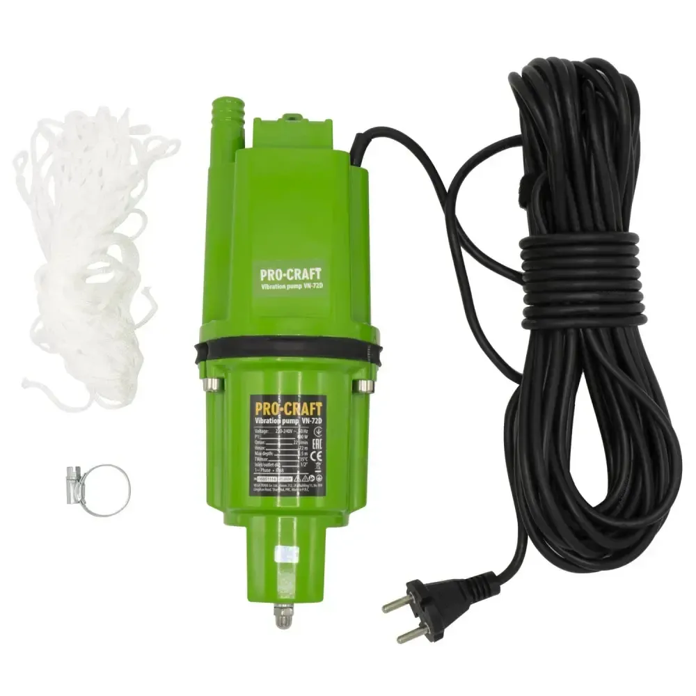 Насос вібраційний Procraft VN72D 400 Вт,Вібраційний Насос електричний 22 л/хв Львів - фото 2