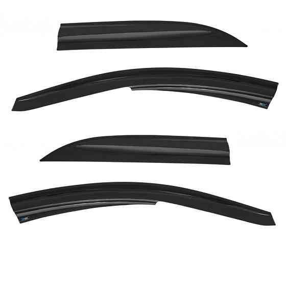 Дефлектори вікон (вітровики) Kia Sorento 2002-2010, 4шт, SunPlex, на скотчі Київ