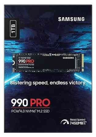 Накопичувач SSD 1ТB Samsung 990 PRO M.2 2280 PCIe 4.0 x4 NVMe V-NAND MLC (MZ-V9P1T0BW) M.2 2280 Харків