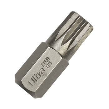 Набір біт 10мм з переходом. 1/2", 12 променів SPLINE 6 шт M5-М12, S2 (футляр) Ultra Мукачево - фото 1