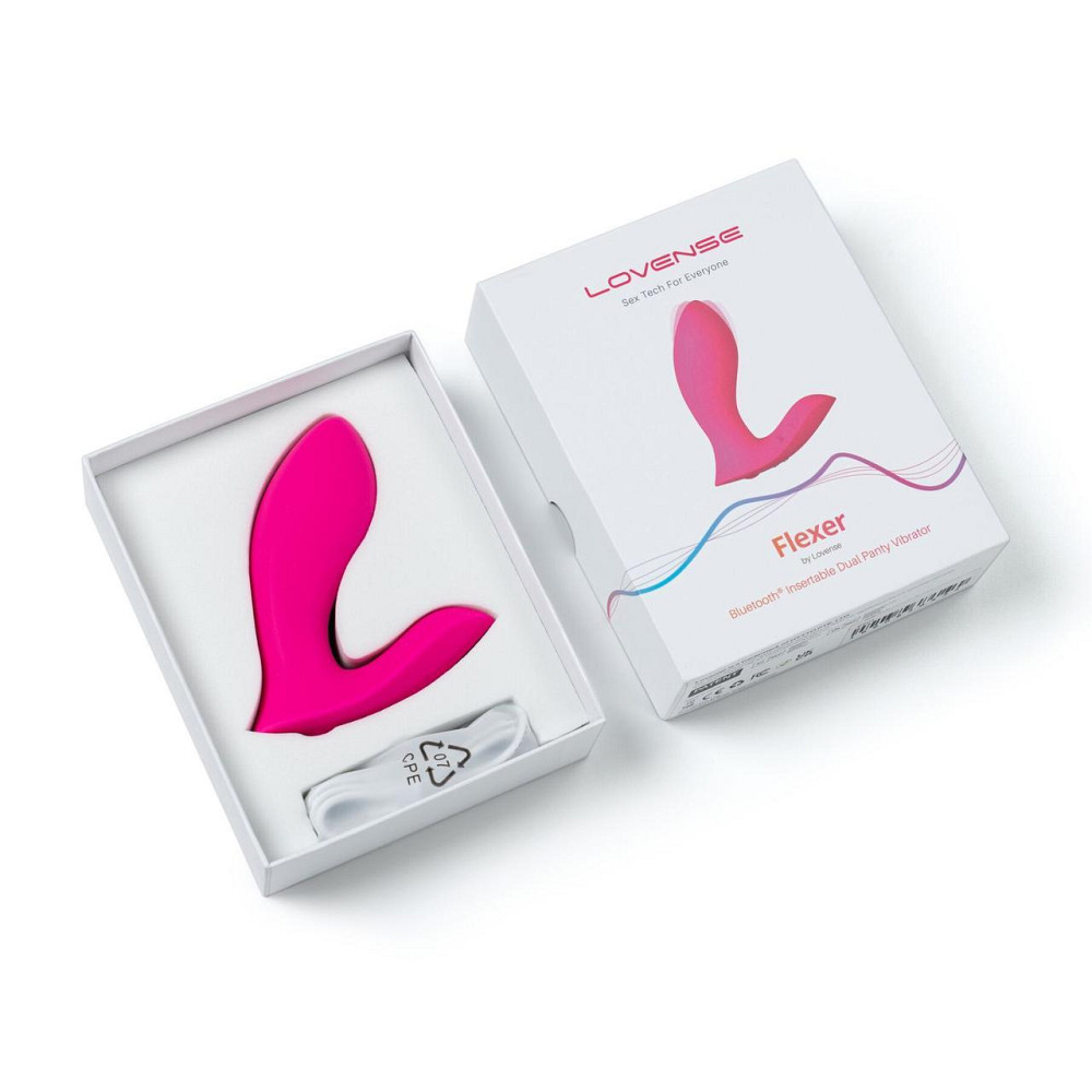 Смарт-вибратор в трусики Lovense Flexer, манящее движение + вибрация, стимуляция клитора и точки G Sex Aura Киев - изображение 7