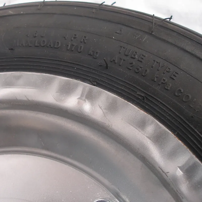 Колесо для тележки 3.50-8 с камерой –надувное пневматическое колесо КНК-350 мм для садовых и грузовых тележек Харьков - изображение 5