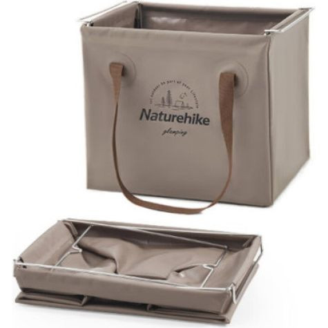 Туристический складной контейнер Naturehike CNH22SN002 для воды из ПВХ 20л (Зеленый) Винница - изображение 3