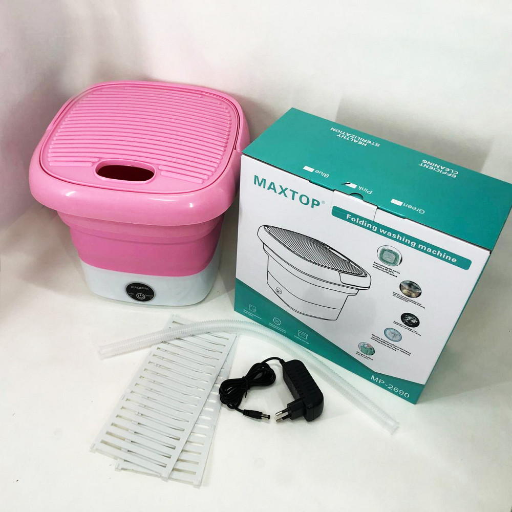Складна пральна машина MAXTOP, Малогабаритна пральна машина, Портативна пралка відро MP-29 Львів - фото 1