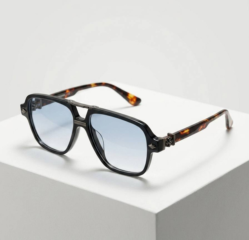 Женские брендовые солнцезащитные очки Chrome Hearts (38260-1) Киев - изображение 1