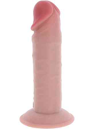 Фалоімітатор реалістичний на присосці TOY JOY Deluxe Dual Density, 20 × 5 см Sex Aura Київ