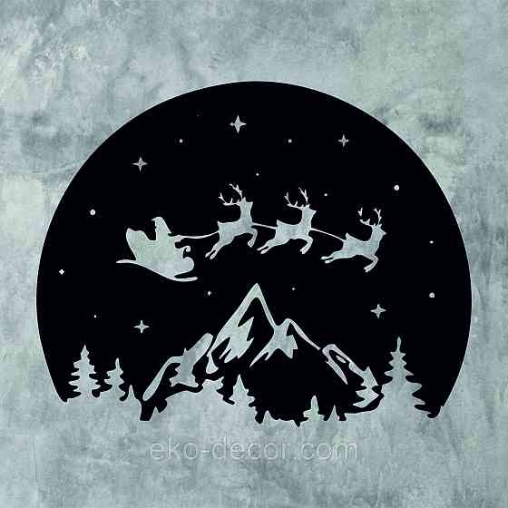 Декоративное настенное Панно «Новый год», Декор на стену Киев