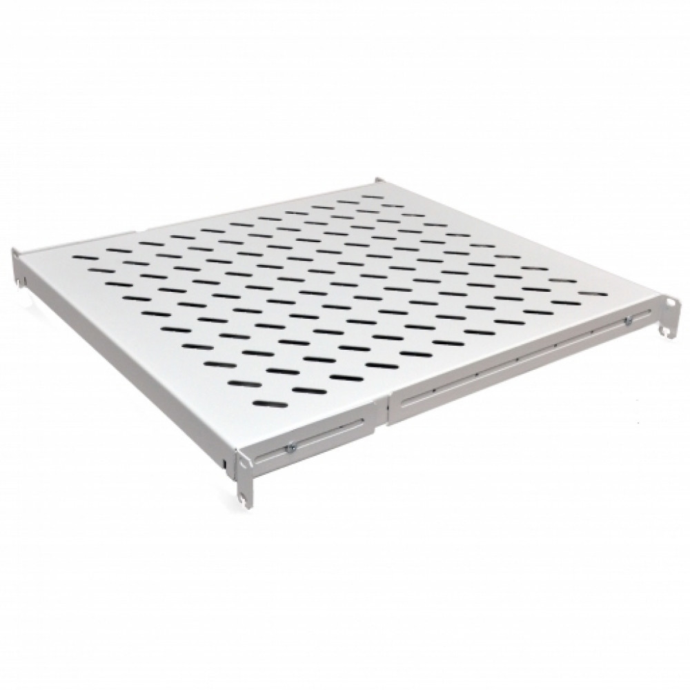 Полиця з чотирма точками кріплення CMS UA-SH4-550G 19" 1U 550 мм сіра Київ - фото 1