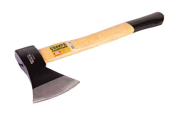 Топор MASTERTOOL 1000 г HRC 50 ручка из дерева с полимерной защитой 480 мм 05-0130 Ровно