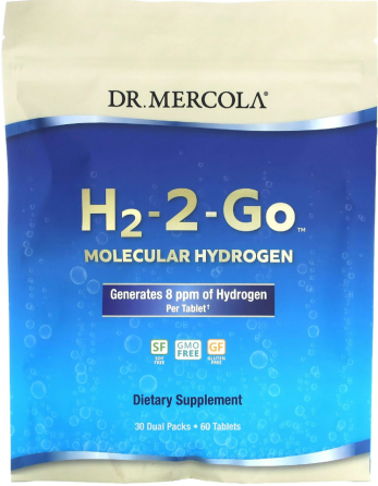 Молекулярный водород Dr. Mercola H2-2-Go 60 таб Киев