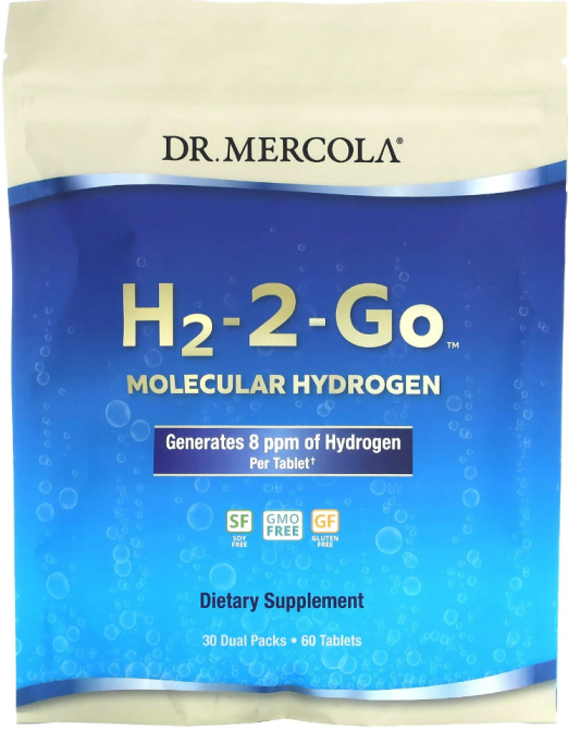 Молекулярный водород Dr. Mercola H2-2-Go 60 таб Киев - изображение 1