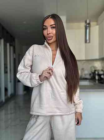 Жіночий костюм з фліс-полару, з вишивкою Одеса