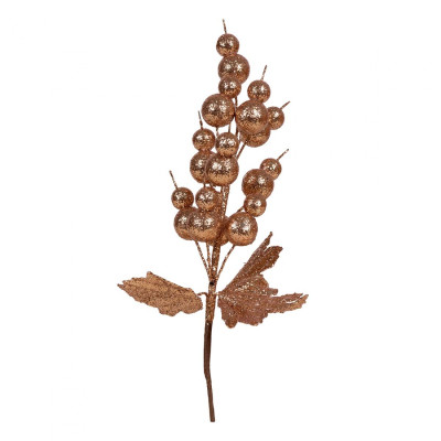 Декоративна гілка YES! Fun з золотими ягодами, 24 см, гліттер (973924) Вінниця - фото 1