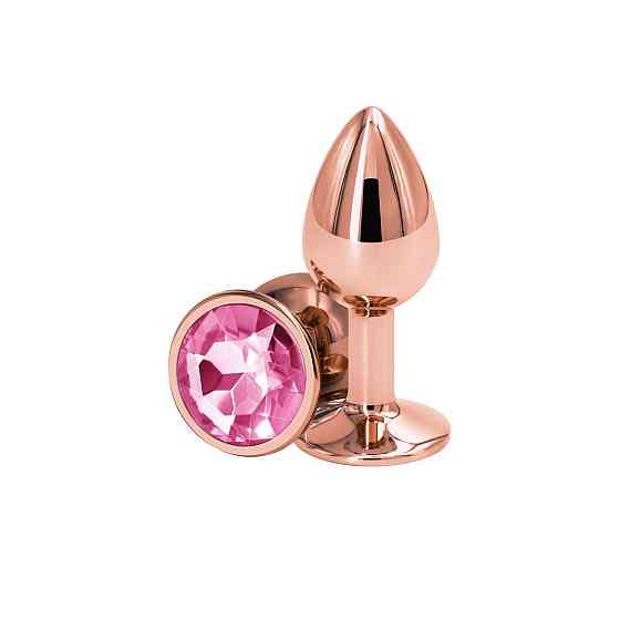 Анальная пробка NS Novelties Rear Assets - Rose Gold - Small - Pink Sex Aura Киев
