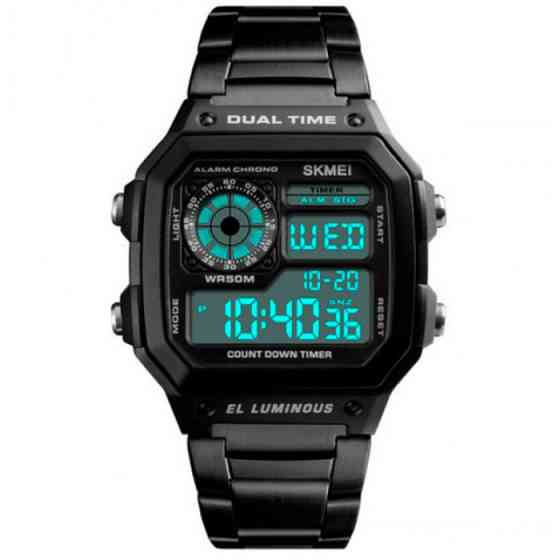 Мужские часы Skmei 1335 Ripple Black Киев