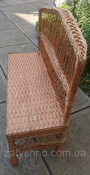 Скамейка лавка плетеная Киев - изображение 4