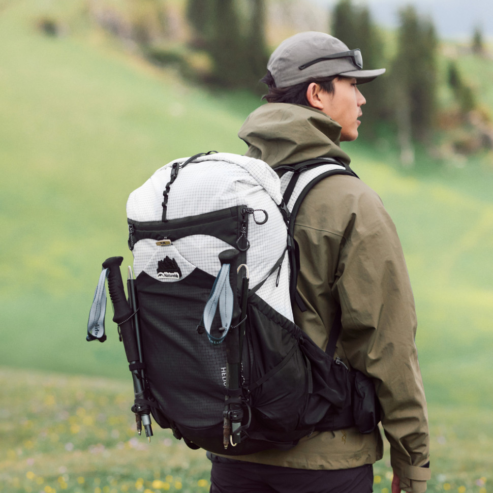 Рюкзак туристический Naturehike CNK2450XB016, 40 л, белый, L Киев - изображение 10