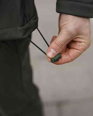 Мужская куртка хаки демисезонная с капюшоном Pobedov Shadow V2 Киев