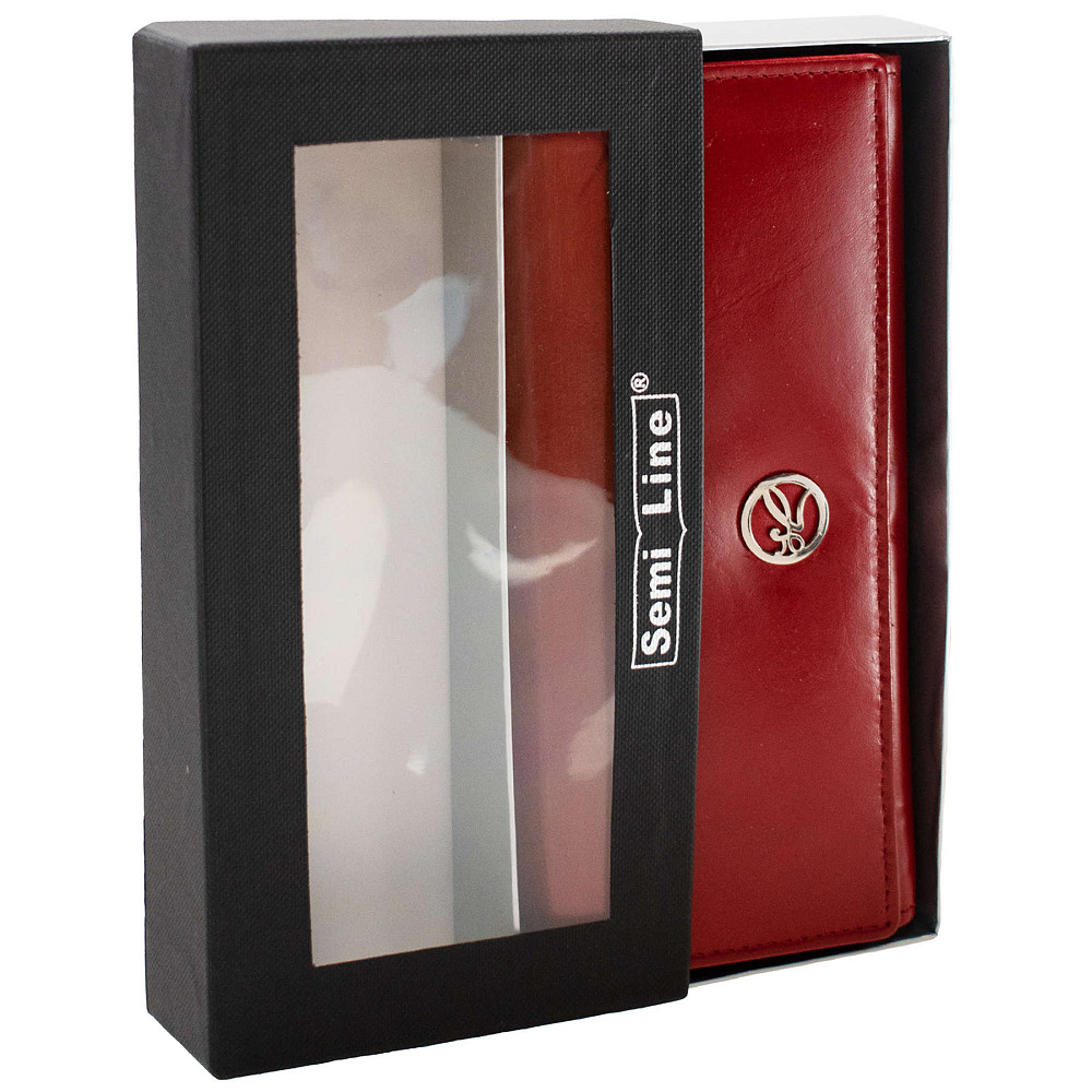 Кошелек женский кожаный Semi Line RFID Red (P8273-2) Винница - изображение 3