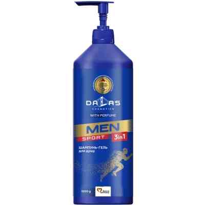 Гель для душа Dalas Cosmetics Sport 3 в 1 Для мужчин 1000 г (4262396142092) Вінниця