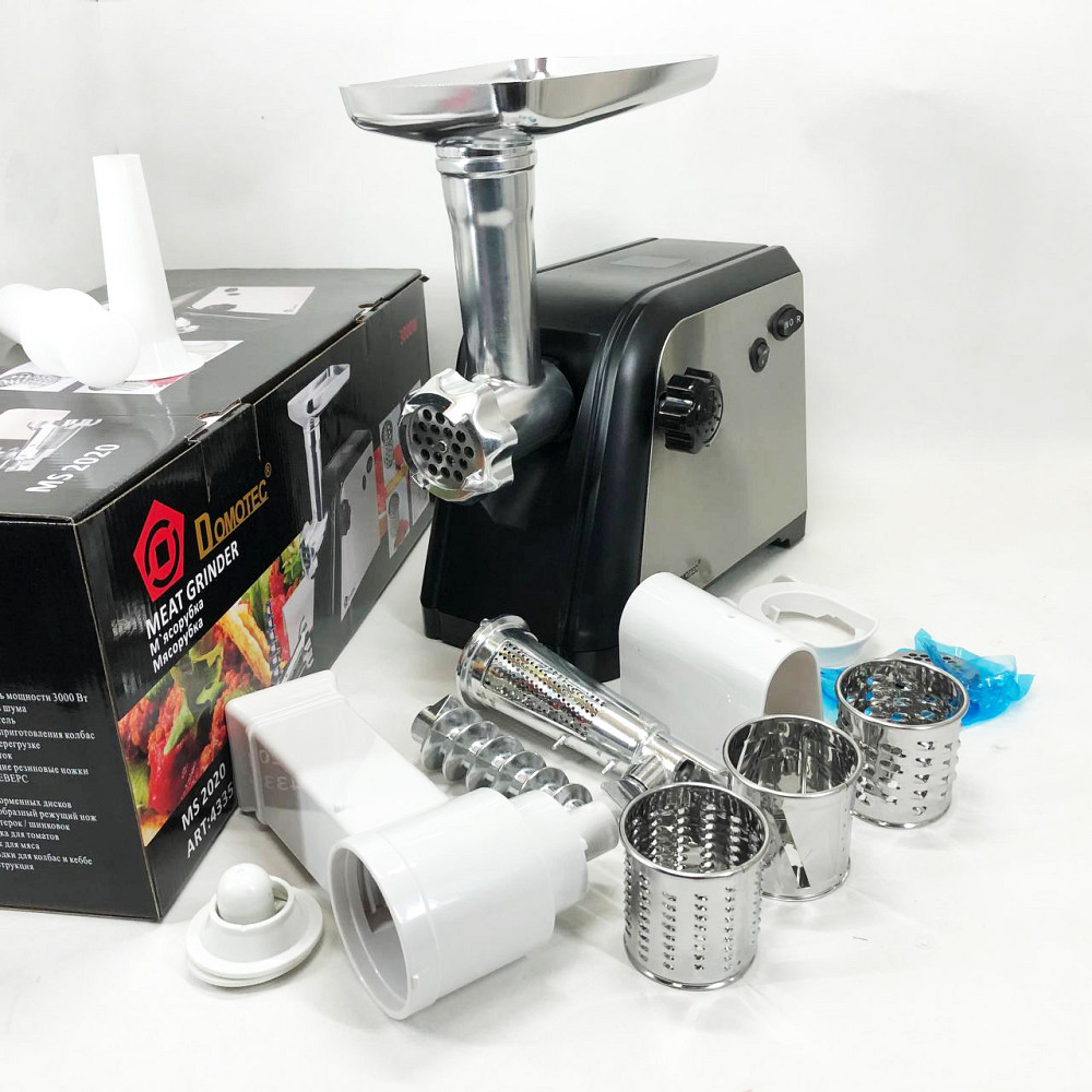 Професійна електрична м'ясорубка з соковижималкою, М'ясорубка металева '2000 Вт EI-85 Львів - фото 7