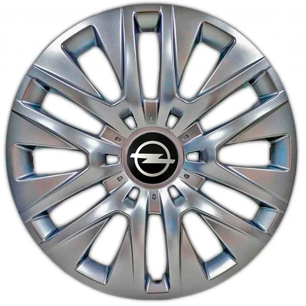 Автомобильные модельные колпаки R16 Opel 429 4шт, SJS, серебряные Киев - изображение 1