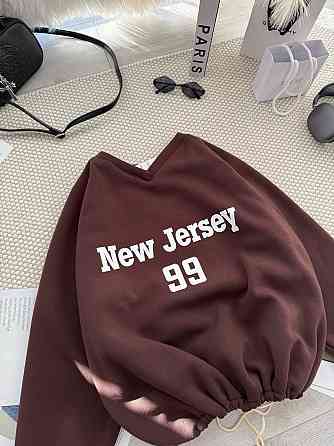 Унісекс базовий стильний світшот тринитка на флісі Шоколад Одеса