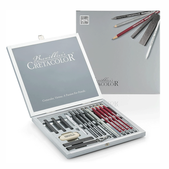 Набор для графики Silver Box 17шт Cretacolor Киев