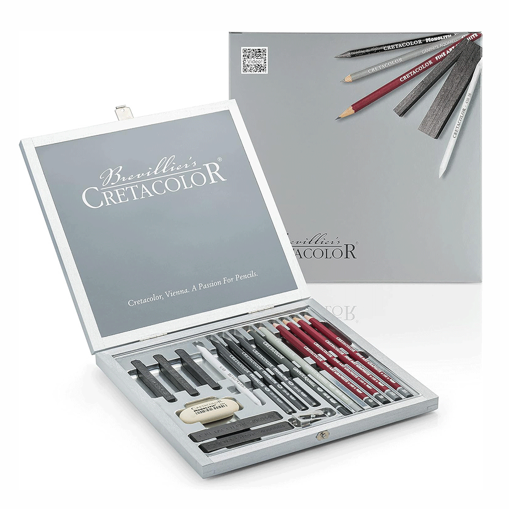 Набор для графики Silver Box 17шт Cretacolor Киев - изображение 2