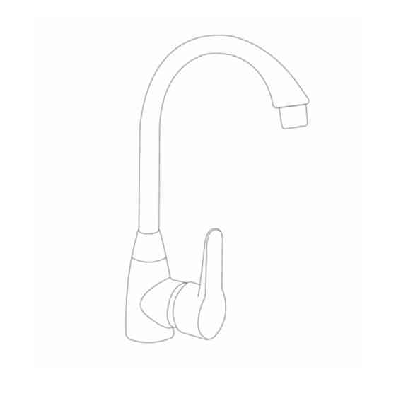 Смеситель для кухни Brinex 35B 007 Киев