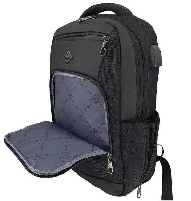 Рюкзак LEADFAS чорний Київ - фото 4