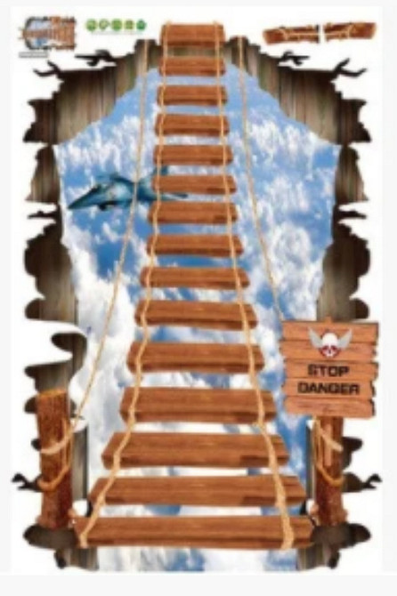 Наклейка декоративна Міст Київ - фото 3