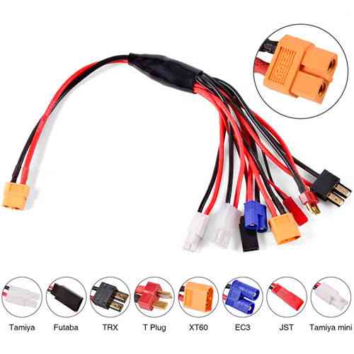 Кабель-переходник XT60 8в1 для зарядки аккумуляторов Киев