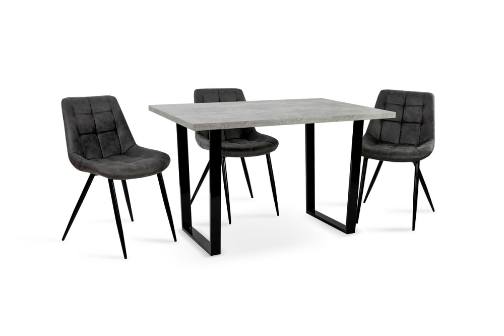 Стіл Кентукі 120/80*75, індастріал /чорні ноги Київ - фото 4