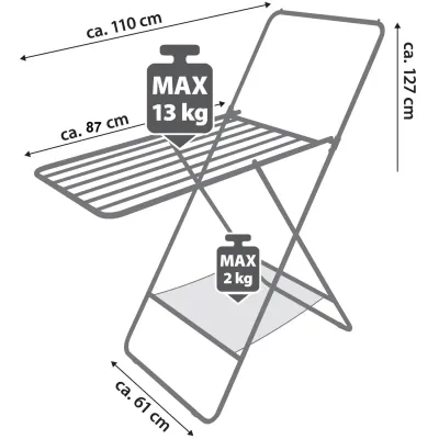 Сушилка для белья Casa Si City 8m White Напольная (CS92282W04) (DAS302865) Винница - изображение 2