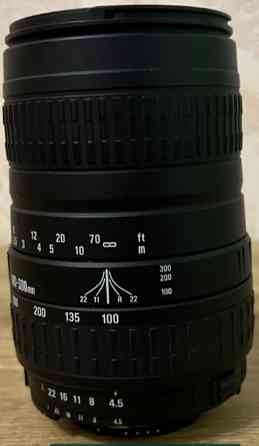 Объектив: Sigma 100-300mm.F4.5-6.7 . Япония для Nikon. Харьков