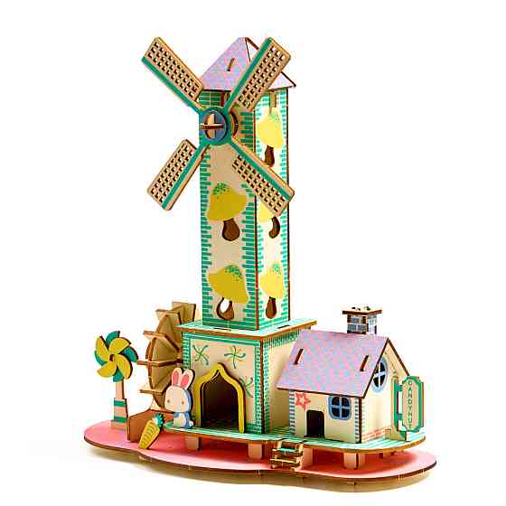 Дерев'яні 3D пазли . Тривимірний конструктор-головоломка 25.2 см * 13 см * 27.7 см Кам'янець-Подільський