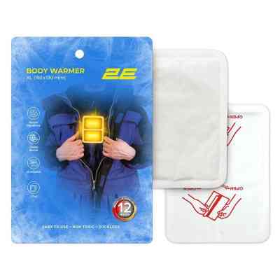 Хімічна грілка 2E для тіла, розмір XL (192x130мм), клейка, до 12 годин (2E-BW12XL) Вінниця