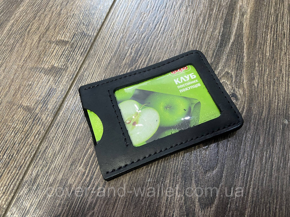 Стильний шкіряний картхолдер, обкладинка на права PS Leather Київ - фото 1