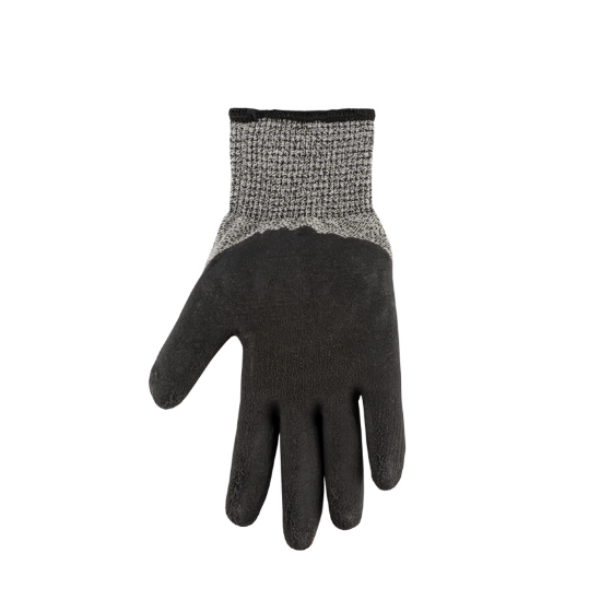 Рукавички 34016 антипоріз трикотаж латексне покриття неповний облив р.10(XL) сірий ДКГ Житомир