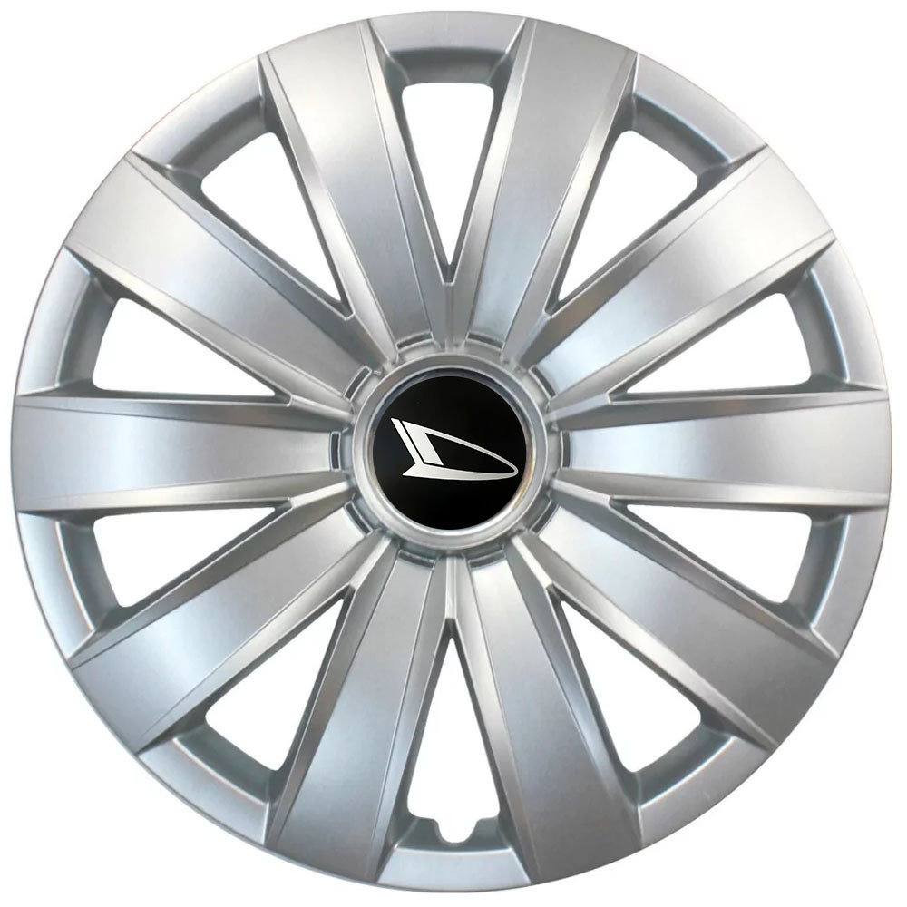 Автомобільні модельні ковпаки R16 Daihatsu 421 4шт, SJS, сріблясті Київ - фото 1