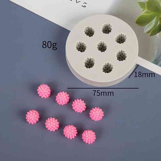 Молд силиконовый Ежевика 75 мм серый Киев