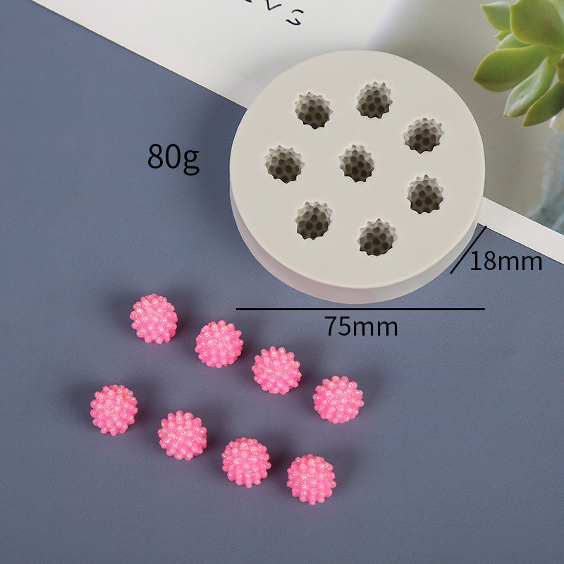 Молд силиконовый Ежевика 75 мм серый Киев - изображение 2