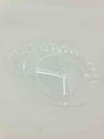 Тарілка одноразова 160 мм Склоподібна Прозора (10 шт) Харків