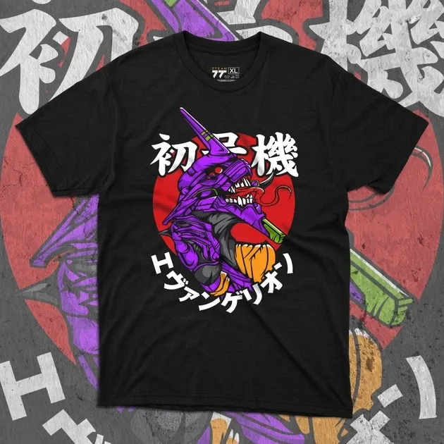 Футболка для подростка мальчика с принтом Evangalion Ева 01 #3 Размер 160 Anime10666 Днепр - изображение 1