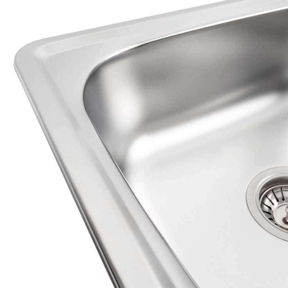 Кухонна мийка з нержавіючої сталі Valeso САТИН 7642 (0,8/180 мм) Коломыя - изображение 4