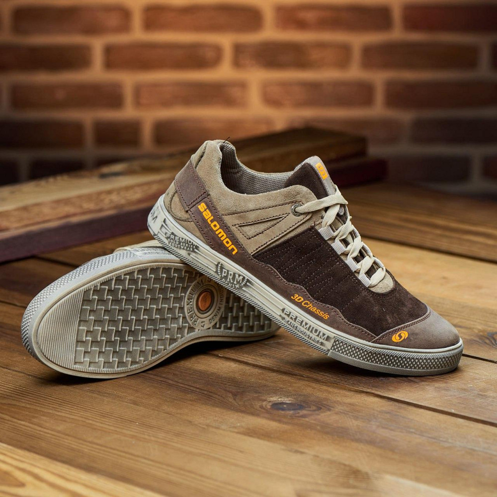 Чоловічі якісні шкіряні кросівки 381-кор Харьков - изображение 7