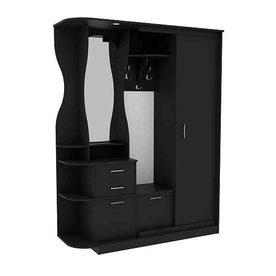 Прихожая Люкс-купе LUX, Антрацит, 1600/400/2100 Львов