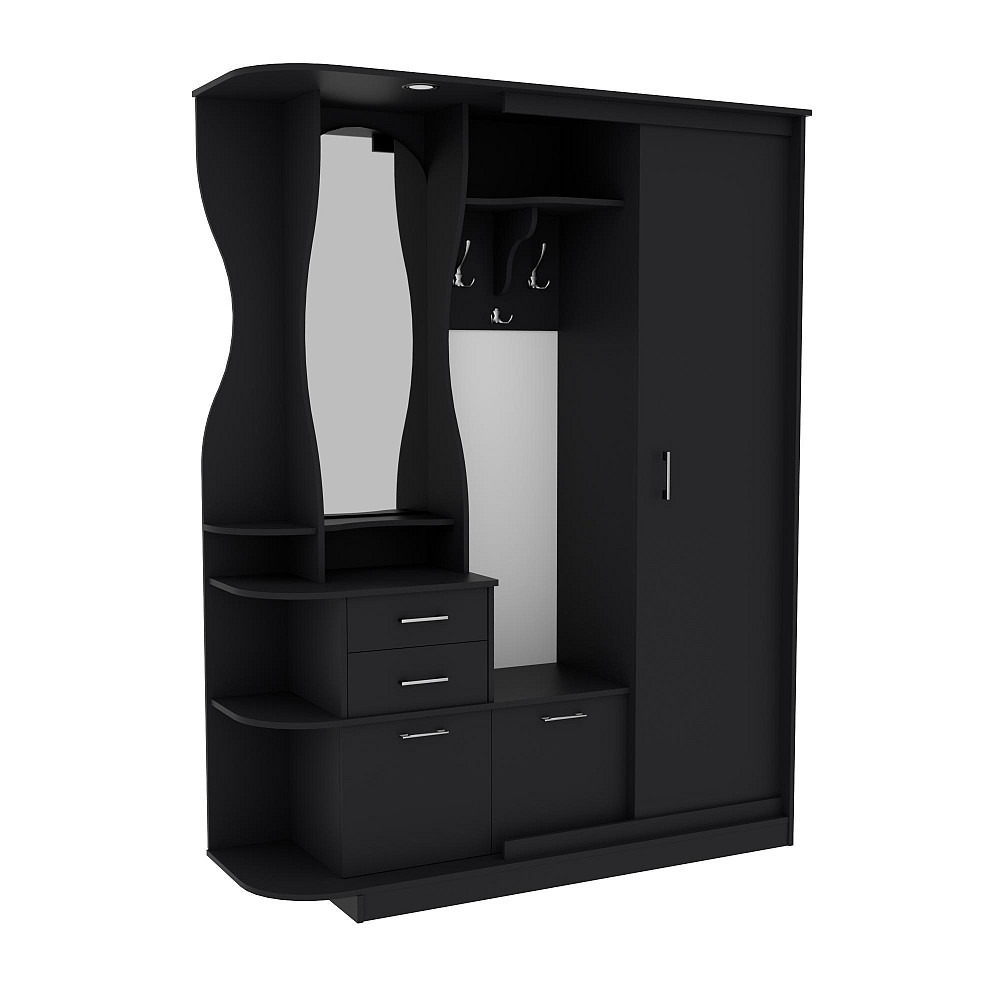 Прихожая Люкс-купе LUX, Антрацит, 1600/400/2100 Львов - изображение 1